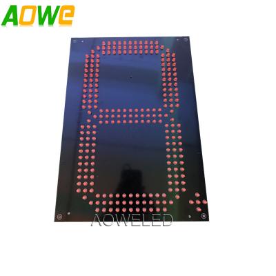 China Factory price gas price screen 7 segments price display led oil gas sign with RF remote control for sale