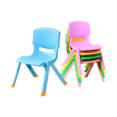 China Wholesale Lightweight Home School Classroom Seating Kindergarten Stackable Kids Stools Red Plastic Stacking Chairs For Children for sale