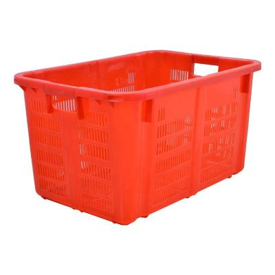 China Large Storage Environmntally Friendly Wholesale Cheap Stackable Crate Container Stackable Plastic Crates For Fruits And Vegetables for sale