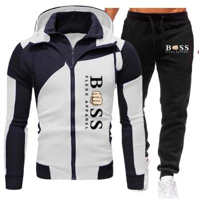 China 2022 New Winter Men's Breathable Casual Sportswear 2 Piece Set Men's Zipper Cardigan Jacket Sweater Couples Two Piece Suit for sale