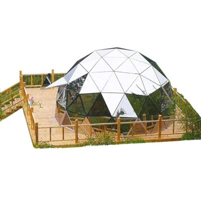 China Nail S6-9 Diameter-12m, Outdoor room for camping, Clear glass dome tent snow field room for sale