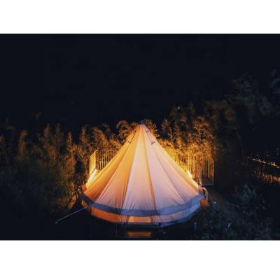 China Luxury Durable 6m Tent Reinforced Cotton Mongolian Yurt Tents For Sale XY04 b for sale