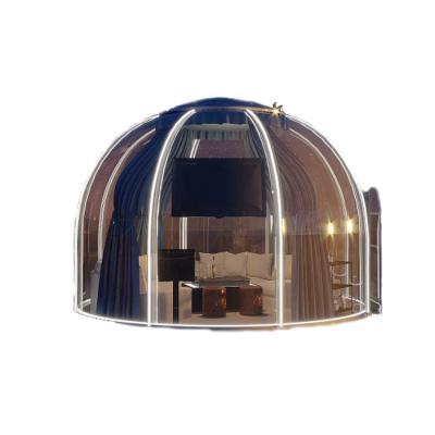 China Outdoor Geodesic Dome Transparent Plastic Tent House Wear Resistance SH05 6m Diameter Bubble Bubble Tent for sale