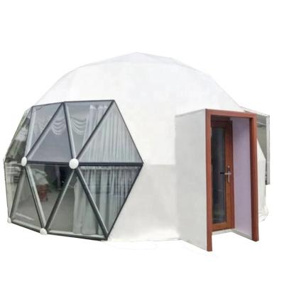 China TGD01 6m 8m outdoor UV resistance PVC family tent translucent/waterproof/fireproof hot sale 10m camping steel frame geodesic dome tents for sale for sale