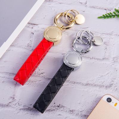 China Mens PU Leather Key Holder Braided for Religious Gifts for sale