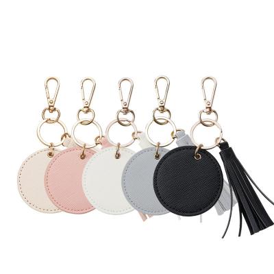 Κίνα Προσαρμοσμένο δέρμα Tassel Keychain 2D Όλα τα είδη σχήματα Die Casting προς πώληση