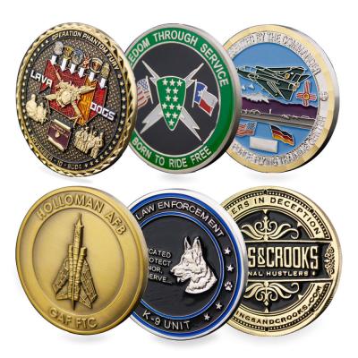 중국 Brass Challenge Coin 국가 경비대 도전 동전 기념 동전 컬렉션 판매용