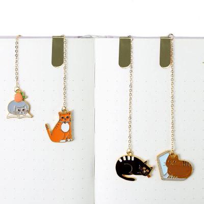 China Enamel Metal Custom Bookmark Engraved Personalized For Kids for sale