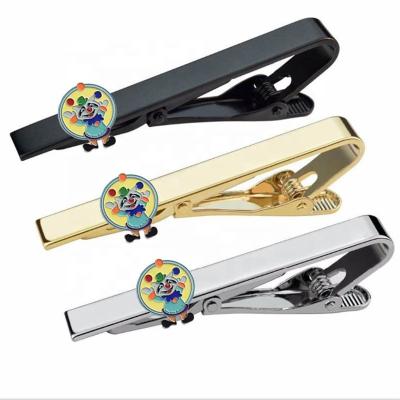 China Men Jewelry Cufflink And Tie Clip Set 3D Zinc Alloy Custom Tie Pin for sale