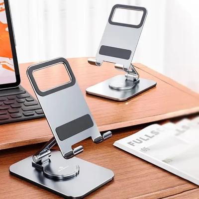 China Auto Desktop Cell Phone Holder Stand Verstelbare en opvouwbare platte beugel Te koop