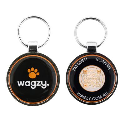 Cina Soft Enamel Zinc Alloy Metal NFC QR Code Pet ID Tag Tag per cani in vendita