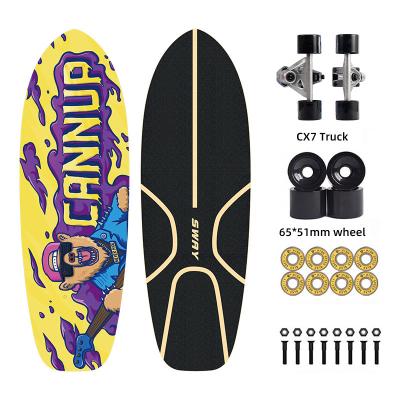 China Youth Swing Brand CX4 CX7 Surfboard Skateboard 30 Inch Slide Surf Skateboard for sale