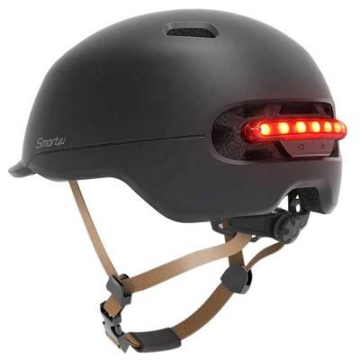 China smart4u Smart Brake Warning Light 3 Types Alert Lights Safe Bling Helmet Light Up Electric Bike Scooter LED Helmet for sale