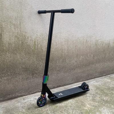 China New 2020 Aluminum Scooters model 110 mm wheel pro aluminum rainbow stunt scooter with 4 clamps bolt for sale