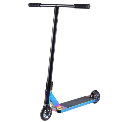 China New Two Wheel Kids Kick Scooter Men Pro Scooter 360 Rainbow Neo Chrome Adult Stunt Ride Freestyle 110mm Two Wheels for sale