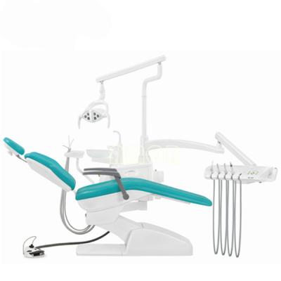 China New design luxury dental chair with led light AM-2028 for sale