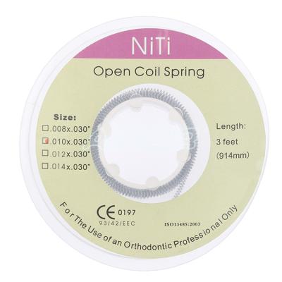 China Dental NiTi High Performance NiTi Open Coil Spring For Orthodontics for sale