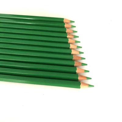 China Wholesale Art Color Pencil For Kids Customized Cheap School Color Poplar Wood Natural Wooden Pencil for sale