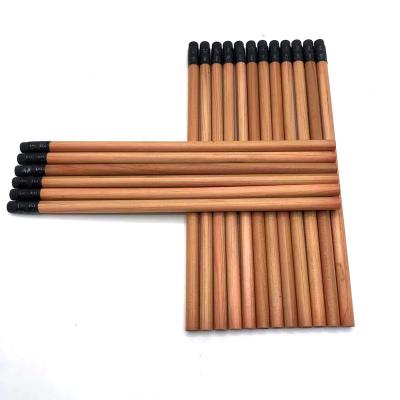 China 100% Eco-friendly Natural HB Wooden Pencils Bulk Wholesale Cheap Cedar Wood HB Pencil With Eraser Cchool Kids Pencil for sale