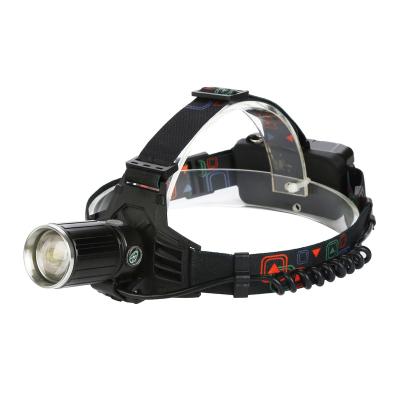 China Zoomble Multifunctional Zoom 1000 Lumen Underground Mine Headlight 18650 Battery Rechargeable Hunting Headlamp With Compass for sale