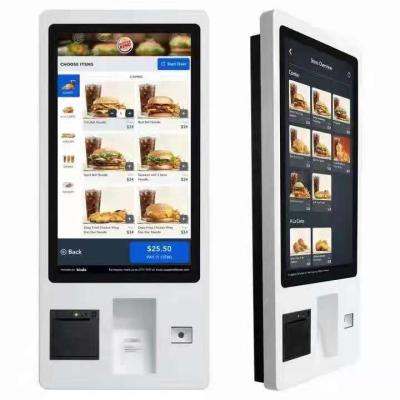 China System SDK 32 Inch Windows All In One Self Service Touch Screen Print Order Kiosk for sale