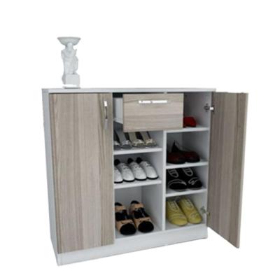 China Adjustable Shoe Rack Specific Use And (Other) Panel Wood Style Giant Shoe Box Storage for sale