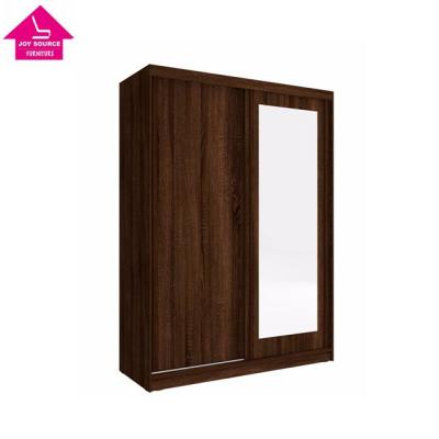 China Small Mirror Wardrobe (Other) Adjustable Sliding Door Bedroom In Modern Design for sale