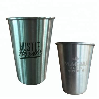 China Viable Customized Single Wall Stainless Steel Whiskey Tumbler With LOGO Printing for sale