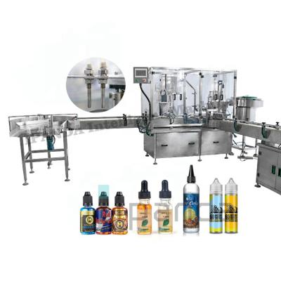 China Food Small Scale Bottle Filling Machine Automatic Plastic E-Liquid Filling Machine for sale