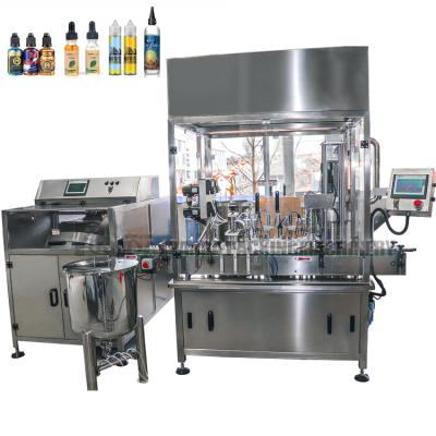 China Food Filling Machine Shanghai Maker E-Liquid Essential Oil Filling Packing Capping Machine for sale