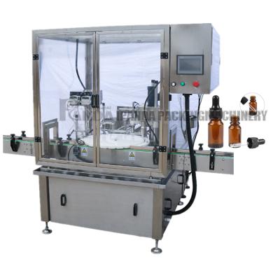 China Food Essential Oil Filling Machine Automatic Oral Liquid Glass Dropper Bottle for sale