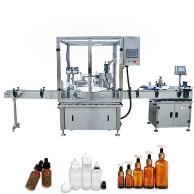 China hot sale food essential oil filling machine,automatic oil bottle filling cbd capping machine for sale