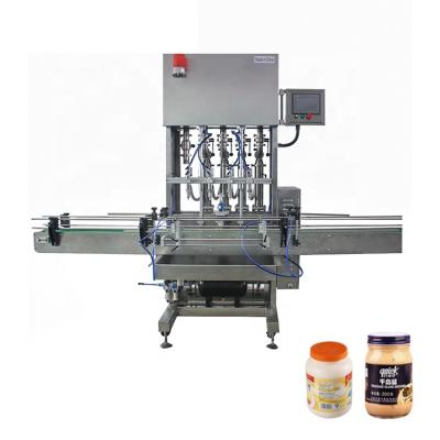 China High Speed ​​Automatic Bulk Food Mayonnaise Brands Filling Machine Capping Machine for sale