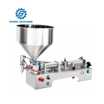 China Cosmetic Piston Paste Cream Honey Beverage Water Food Bottle Filler Liquid Filling Machine for sale