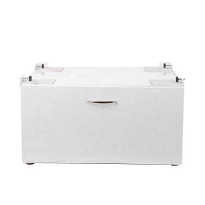 China FLIP UP Sturdy Bathroom Washing Machine Base Cabinet Washing Machine Storage Drawer Cabinet for sale