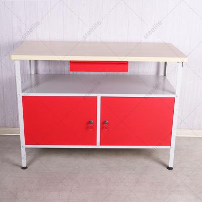 China Knocked Down US Canada Australia European Tool Storage Cabinet Steel Work Table Work Bench for sale