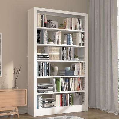 China Modern Durable Metal Bookshelf Furniture Bookcase Supplier Factory Double Side Reading Room for sale