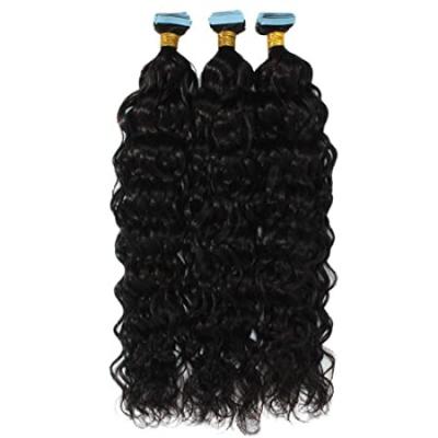 China Soft 2022 Modes Invisible Tape In Human Hair Extensions 100% Brazilian Hair for sale