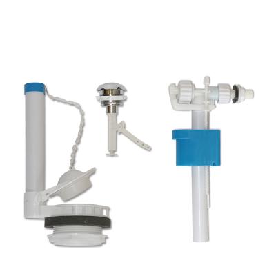 China Adjutable Workmanship Double Flush Good Prices Plastic Inlet Valve For Fit Flaps And Tank Balls Toilet Water Tank Accessories for sale