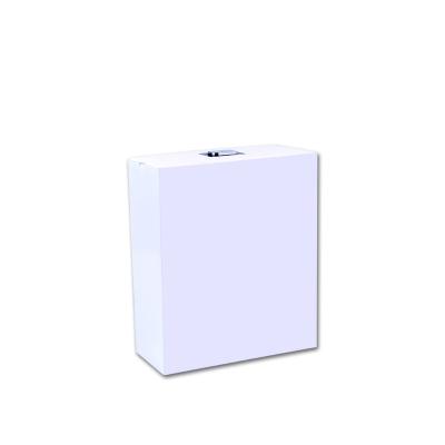 China Double-flow Water-saving Plastic Flush Water Tank Toilet Cistern, Plastic Water Tank 4.72x 14.76x15.74 Inches White for sale