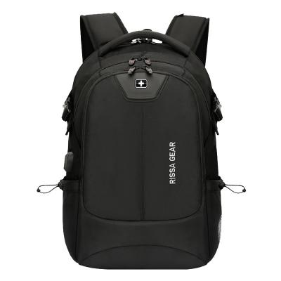 China With USB new Swiss backpack male computer bag leisure business travel bag male outdoor bag printing logo waterproof backpack for sale