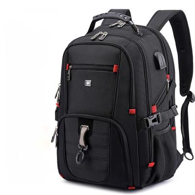 China With USB Swiss men's backpack 17 inch computer notebook school travel bags large capacity unisex backpack business waterproof mochila for sale