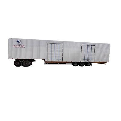 China Truck Trailer Can Carry 35ton 3 axles 45ft 53ft box open container semi-trailer for Trailer and Truck Semi Trailer for sale