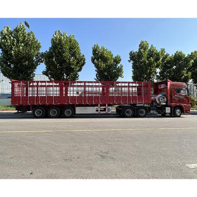 China Hydraulic Trailer Tipper Semi Truck Mini Truck Trailer 4x4 3 Axle China Factory Dump Truck 40 CBM End Dump Trailer for sale