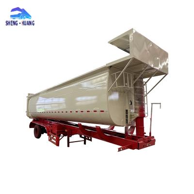 China 2023 Truck Trailer Best Selling 40-150 Tons 3 Axle Dump Semi Trailer For Conveying Granular Materials for sale