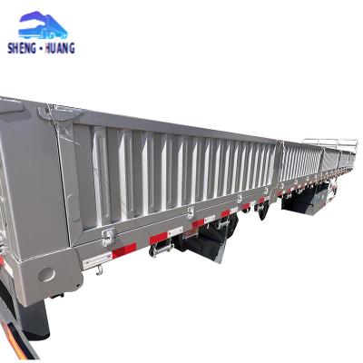 China Heavy Duty Semi Truck Trailer 3 Axle 42ft Hydraulic Heavy Duty Dump Truck Trailer for sale