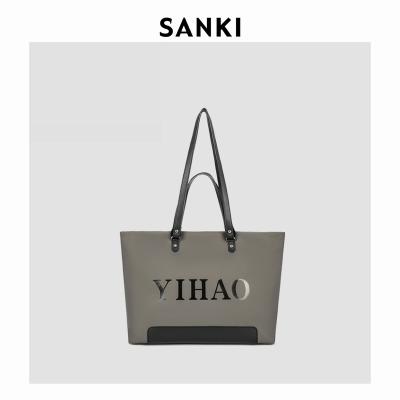 China Water Resistant Leisure Waterproof Large Capacity Tote Shoulder Bag Letter Printing Women's Travel Shopping bag Handbag for sale