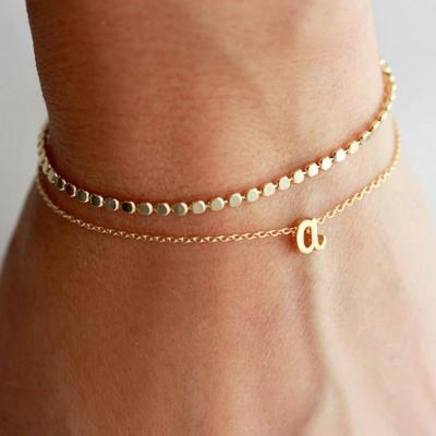 China Environmental Friendly 18k Gold Plated Chain Bracelet Design Jewelry Hot Spot Small Bracelet For Women Men for sale