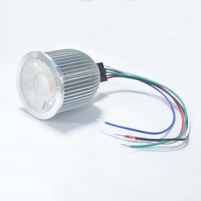 China Modern DC24V LED module Dali PWM 0-10V Dimmable mr16 bulb screw down 5 wire connect 60Degree RGBW benory knx spot for sale