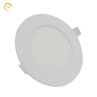 China Modern Smart Recessed Ceiling 24V 6W 2000-6000K China CCT Adjustable Led Panel Light Downlight for sale